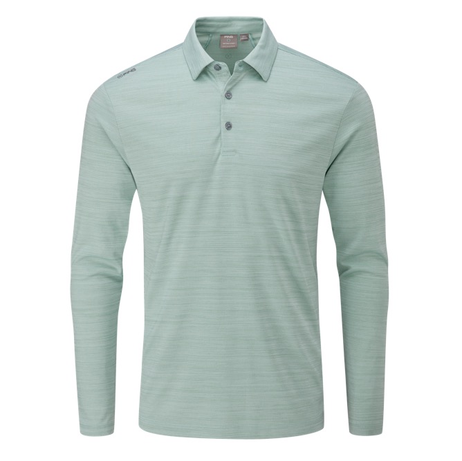 Ping Corey Mens Long Sleeve Golf Polo Shirt